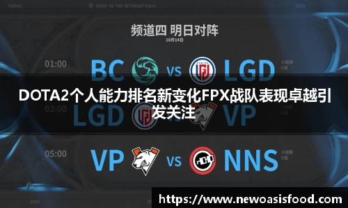 DOTA2个人能力排名新变化FPX战队表现卓越引发关注