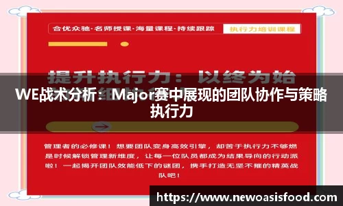 WE战术分析：Major赛中展现的团队协作与策略执行力