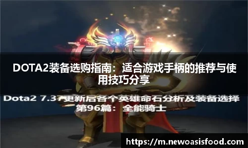 DOTA2装备选购指南：适合游戏手柄的推荐与使用技巧分享